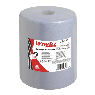 WypAll® L20 EXTRA+ Wischtücher 2-lagig, blau, 33 x 38cm
