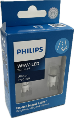 Philips Ultinon Pro6000 W5W-LED (2er Pack)