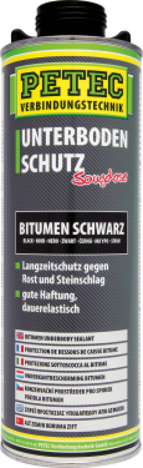 Unterbodenschutz Bitumen schwarz 1000 ml Saugdose