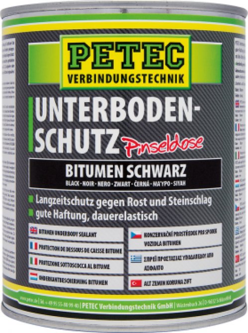 Unterbodenschutz Bitumen schwarz 1000 ml Pinseldose