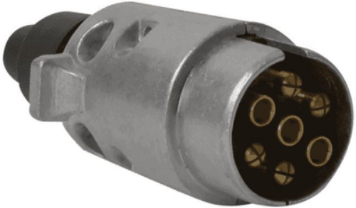 Stecker 7-polig Alu