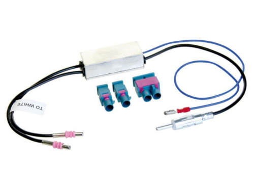 Antennenadapter 2x Fakra >1x Doppel-Fakra Phantomspeisung