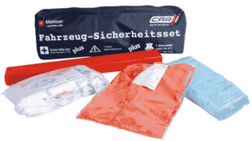 Fahrzeug-Sicherheits-Set Nylon | schwarz