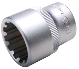 Steckschlüssel-Einsatz Gear Lock Antrieb Innenvierkant 12,5 mm (1/2 ) SW 13 mm