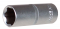 Steckschlüssel-Einsatz Super Lock, tief Antrieb Innenvierkant 6,3 mm (1/4 ) SW 14 mm