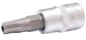 Bit-Einsatz Antrieb Innenvierkant 6,3 mm (1/4 ) TS-Profil (für Torx Plus) mit Bohrung TS15
