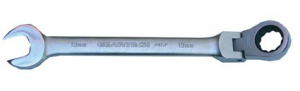 Ratschenring-Maulschlüssel, abwinkelbar SW 15 mm